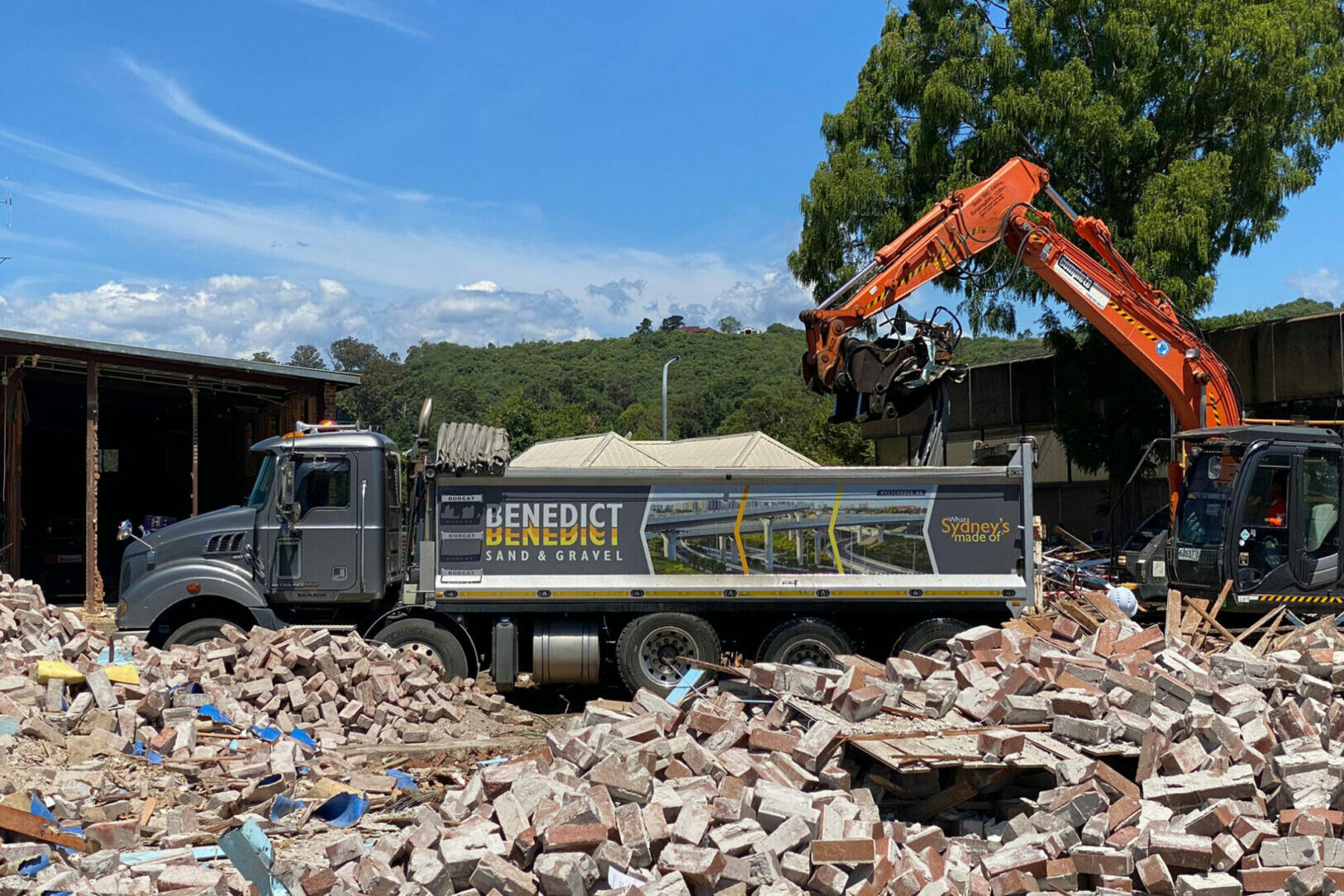 Benedict Recycling Cart & Dispose service