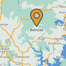 Belrose location map