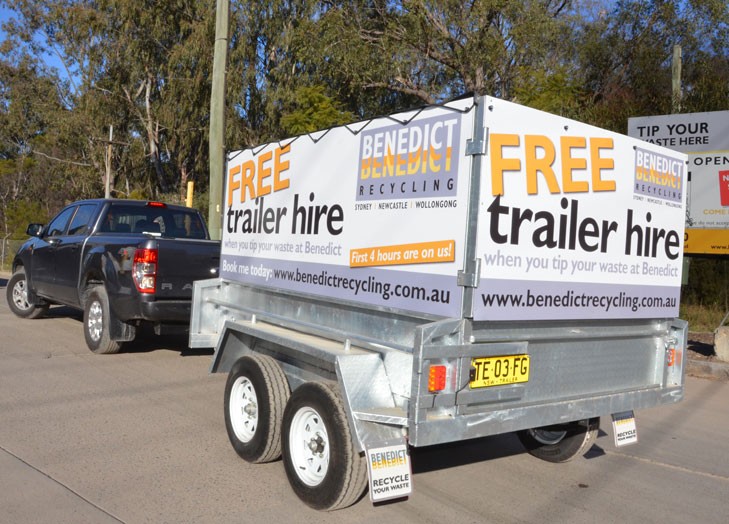 Clean Up with our Free Trailer Hire